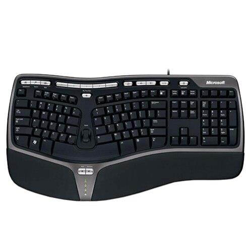 Microsoft Natural Keyboard 4000 for Business 5QH-00001 Black Wired Keyboard