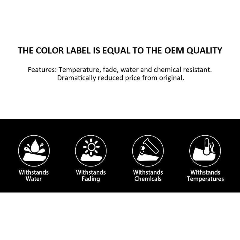 Compatible Label Tape Replacement for Brother TZe 1 Inch Tape Black on Clear 24mm TZe151 Ptouch Standard Laminated Compatible with Brother PTouch Label Maker PTD600 PTD600VP PT2730 4Pack