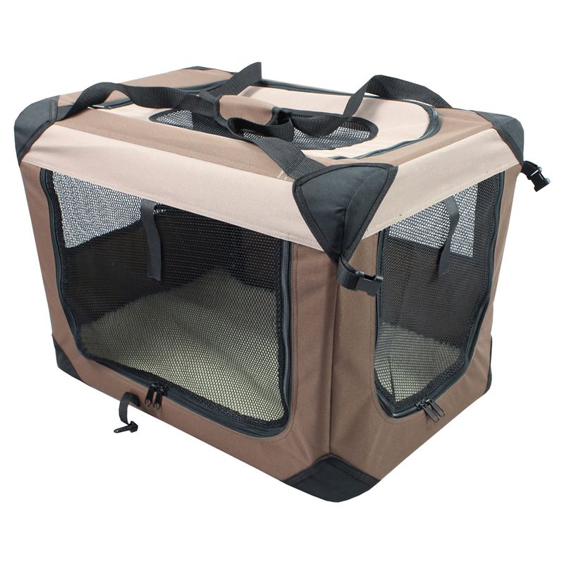 K&H Pet Products 3973 Extra Wide Outdoor Water Resistant Heated Kitty House with 2 Door Flaps Safe Escape For Feral and Outdoor Cats, Olive