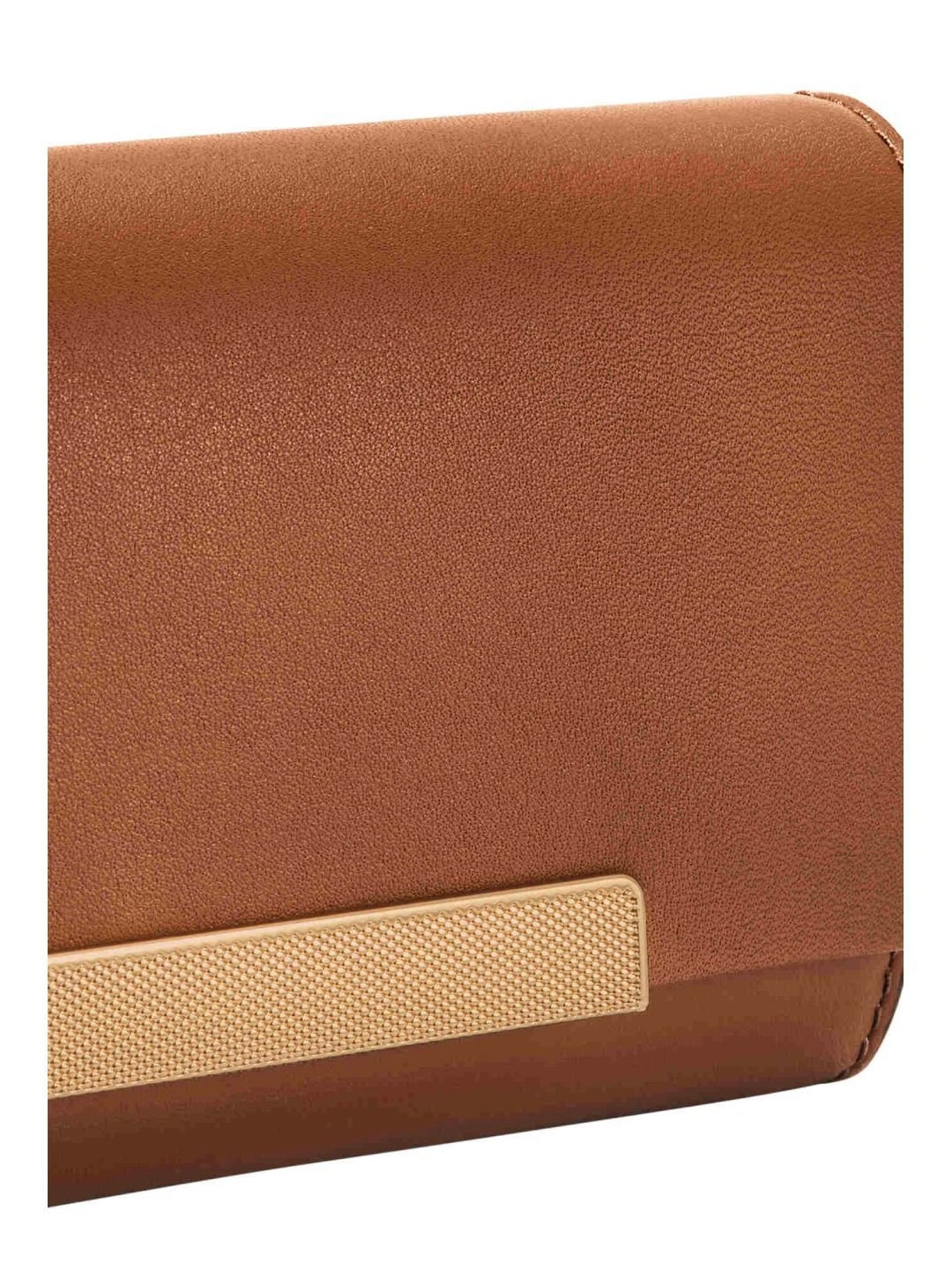 Fossil Brown Solid Sling Handbag