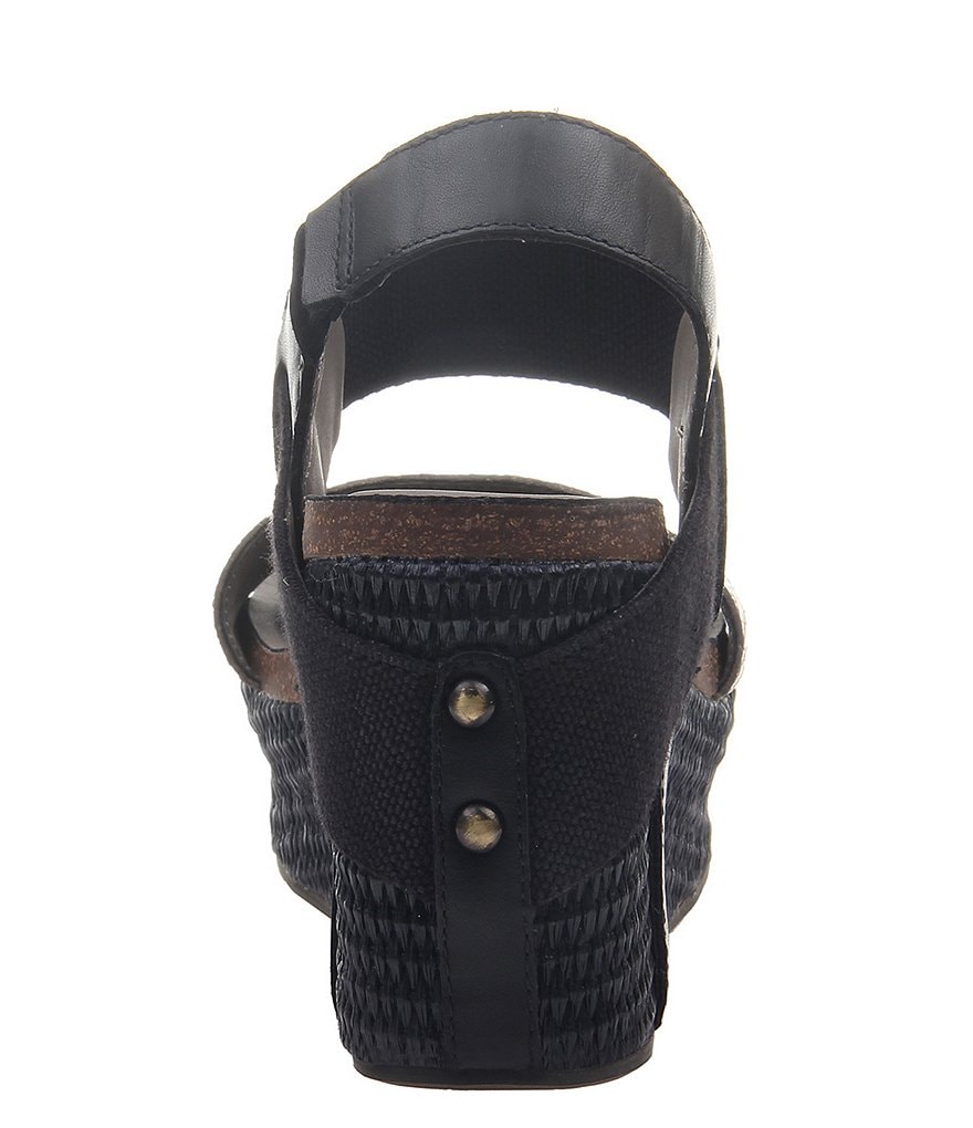 OTBT Bushnell Snake Print Platform Wedges