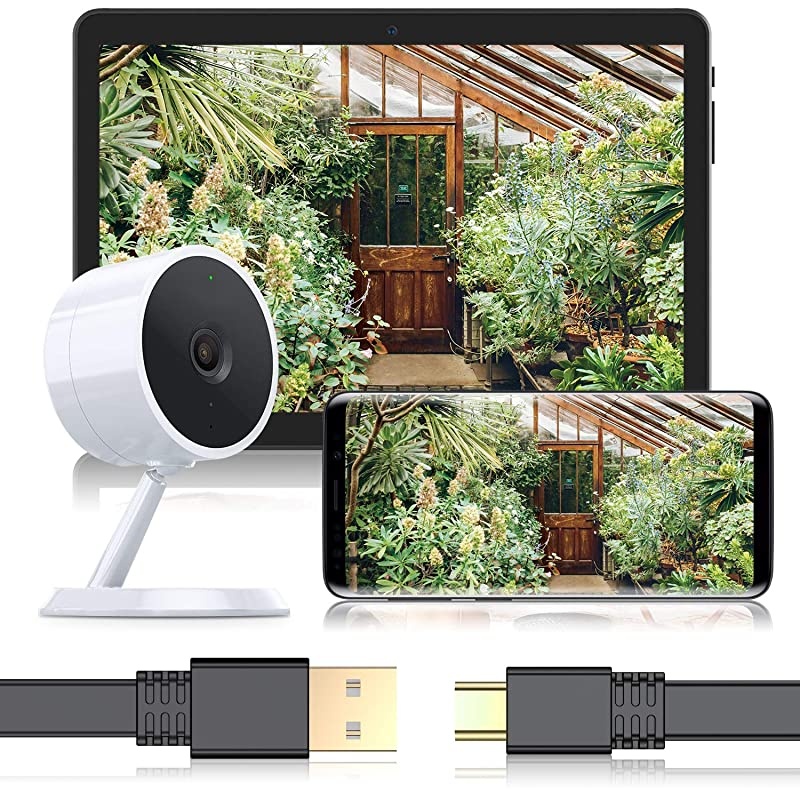 Micro USB Power Cable 10 FT 2PackFlat Micro USB Charging Power CordCharger for Wyze Cam PanYi CamNest CamBlink XT XT2 Mini CameraFurbo DogArlo QZmodoZmodoNetvueXbox One Controller