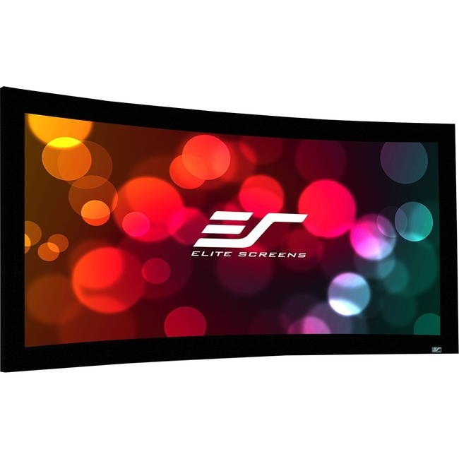 Elite Screens Curve235-96W Lunette Wall Mount Fixed Frame Projection Screen (96" 2.35:1 Aspect Ratio) (CineWhite)