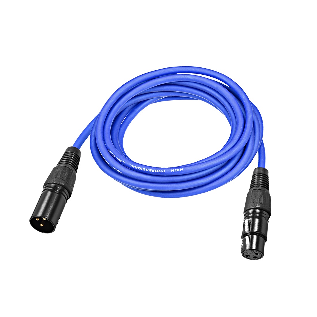 XLR Male to XLR Female Cable Line for Microphone Video Camera Sound Card Mixer Black XLR Blue Line 5M 16.4ft