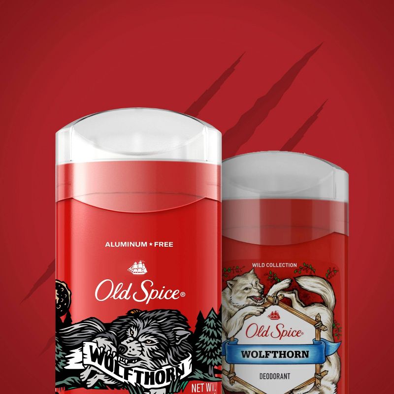 Old Spice Aluminum Free Wolfthorn Scent Deodorant for Men 48 hr. Protection - 3pk - 9oz
