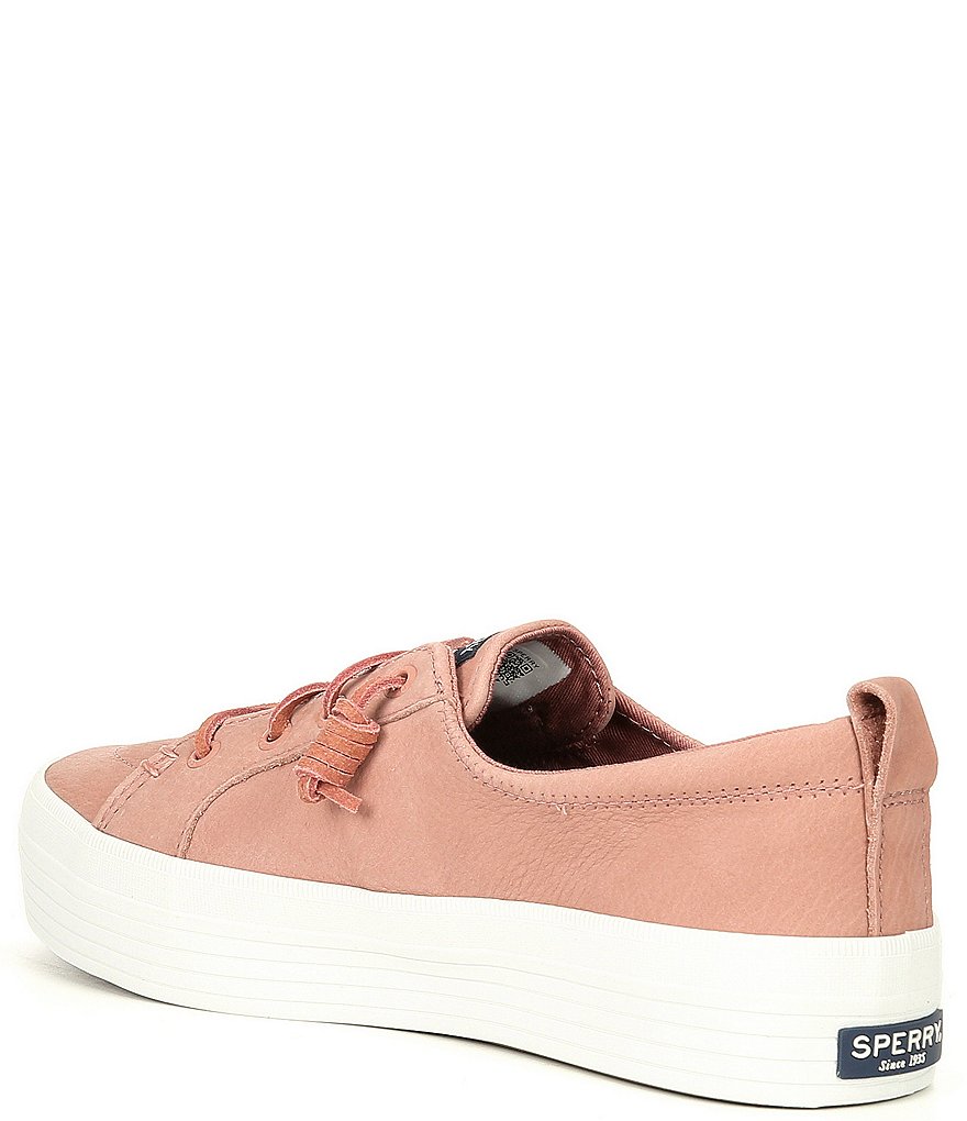 Sperry Women's Crest Vibe Leather Platform Sneakers