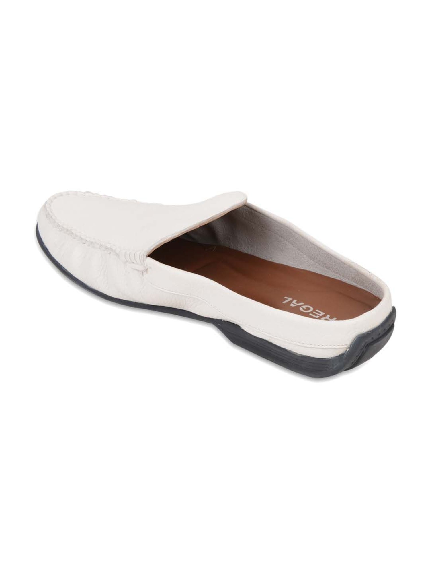 Regal Men's White Mule Shoe