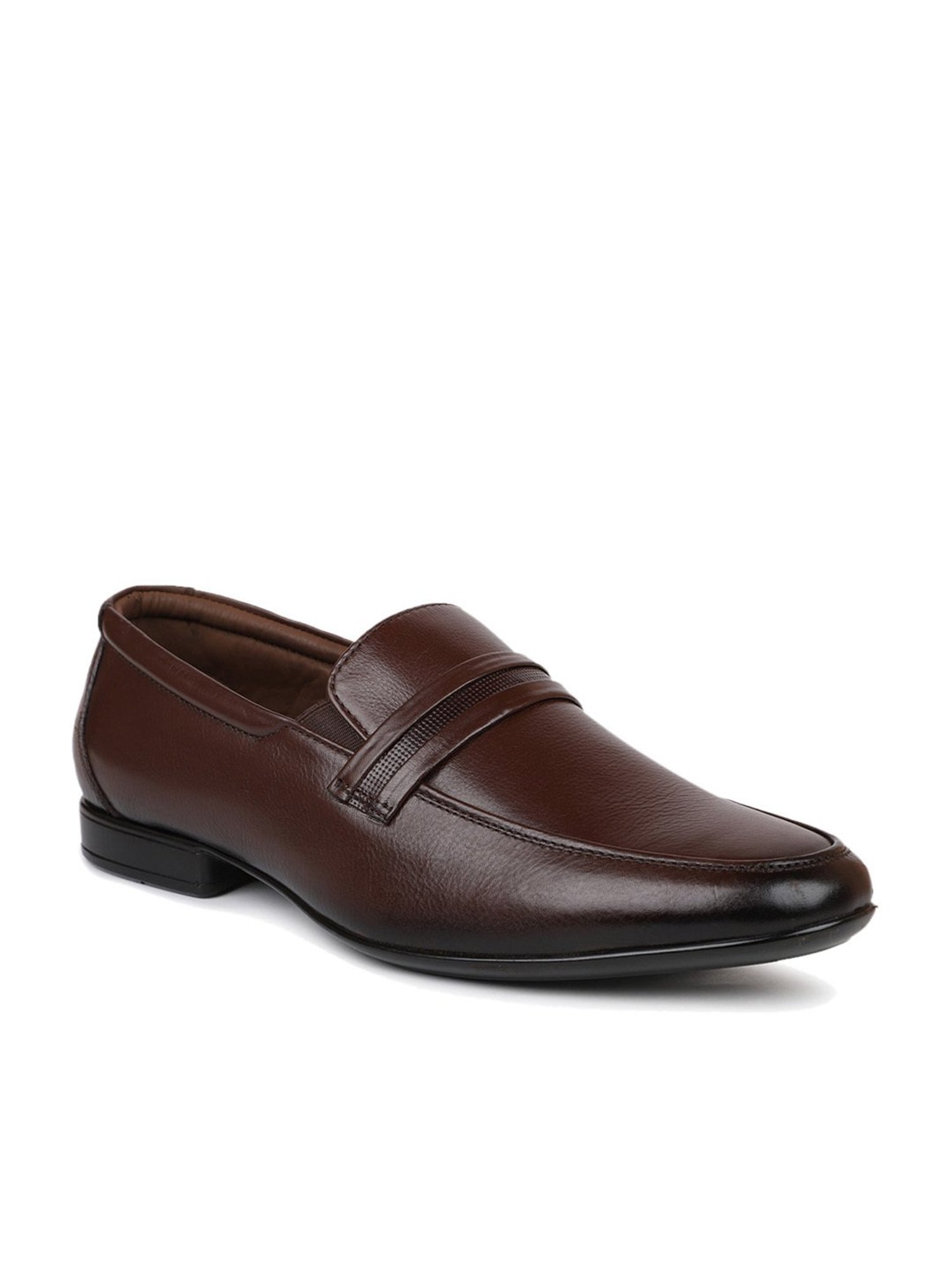 Privo by Inc.5 Men's Brown Formal Loafers