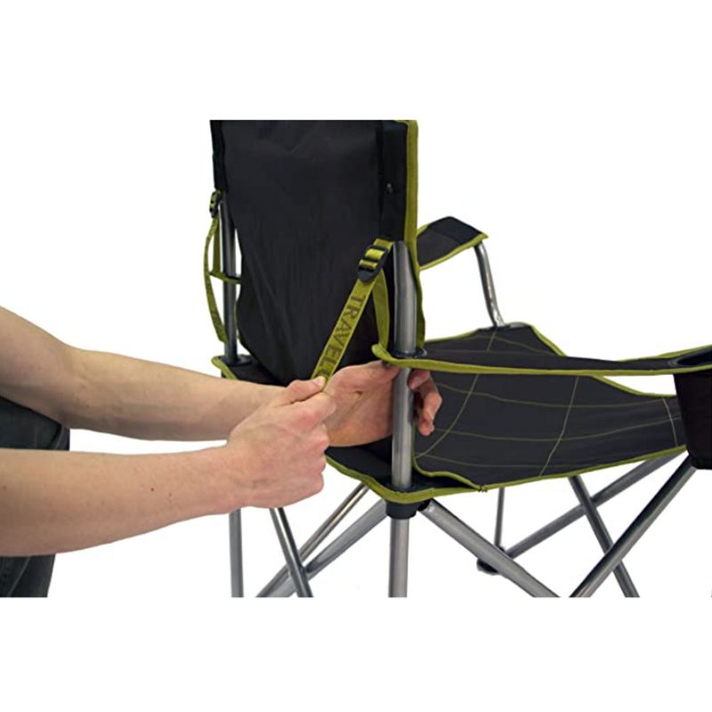 Mac Sports Beach Day Foldable Chaise Lounge Chair & Integrated Pull Cart Combo