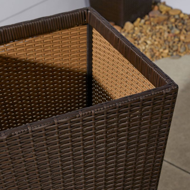 Bloomington Square  Cubico Self-Watering Planter Espresso - Vifah