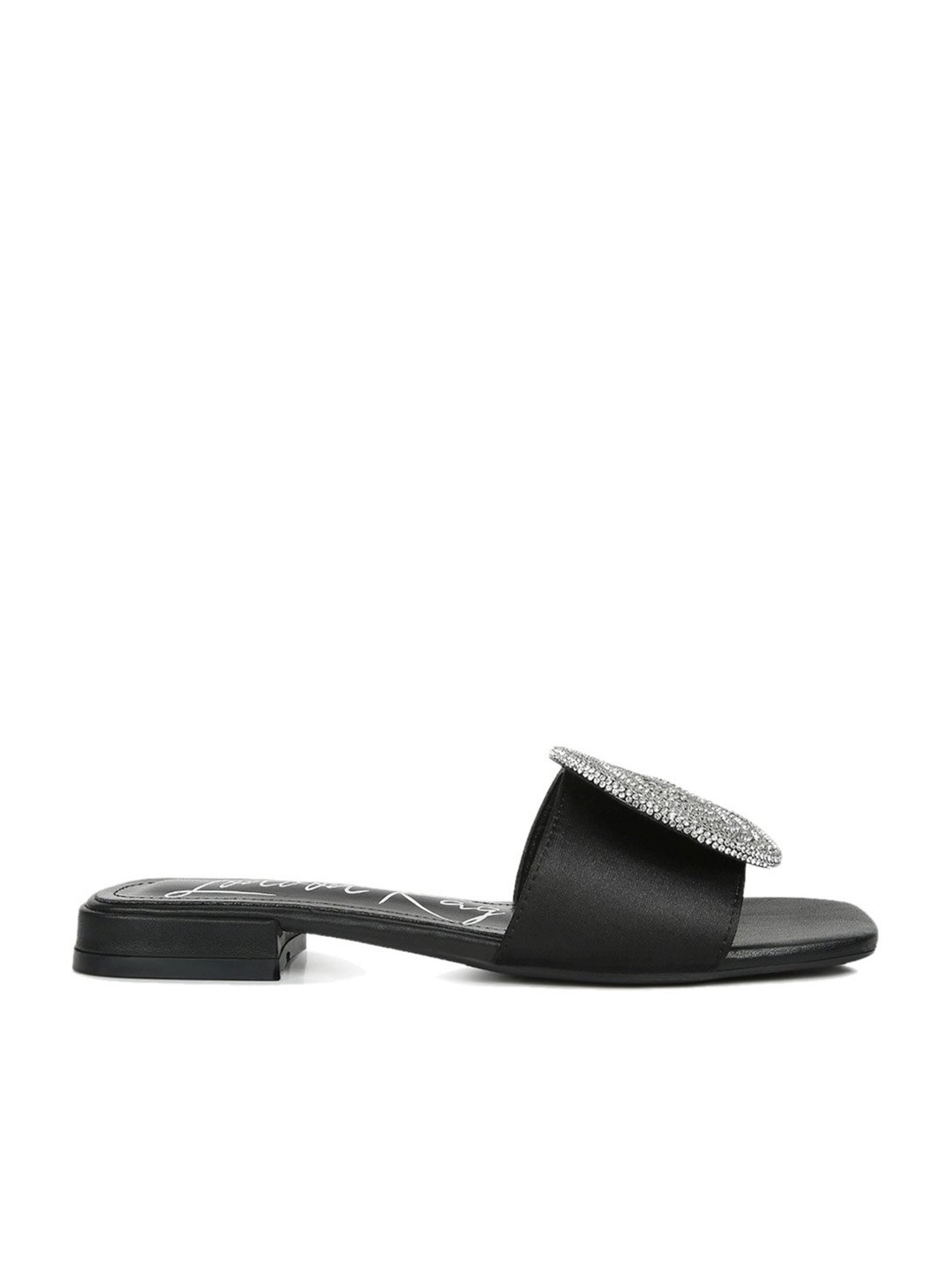 London Rag Women's Black Casual Sandals