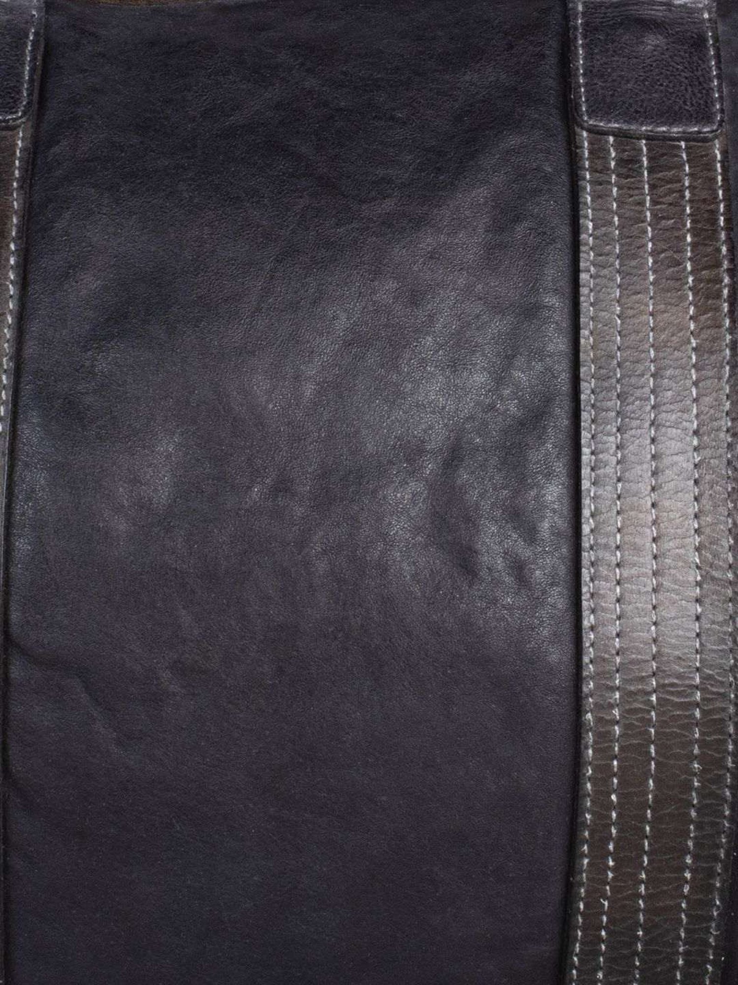 Art N Vintage Alexander Black Leather Solid Extra Large Duffle Bag