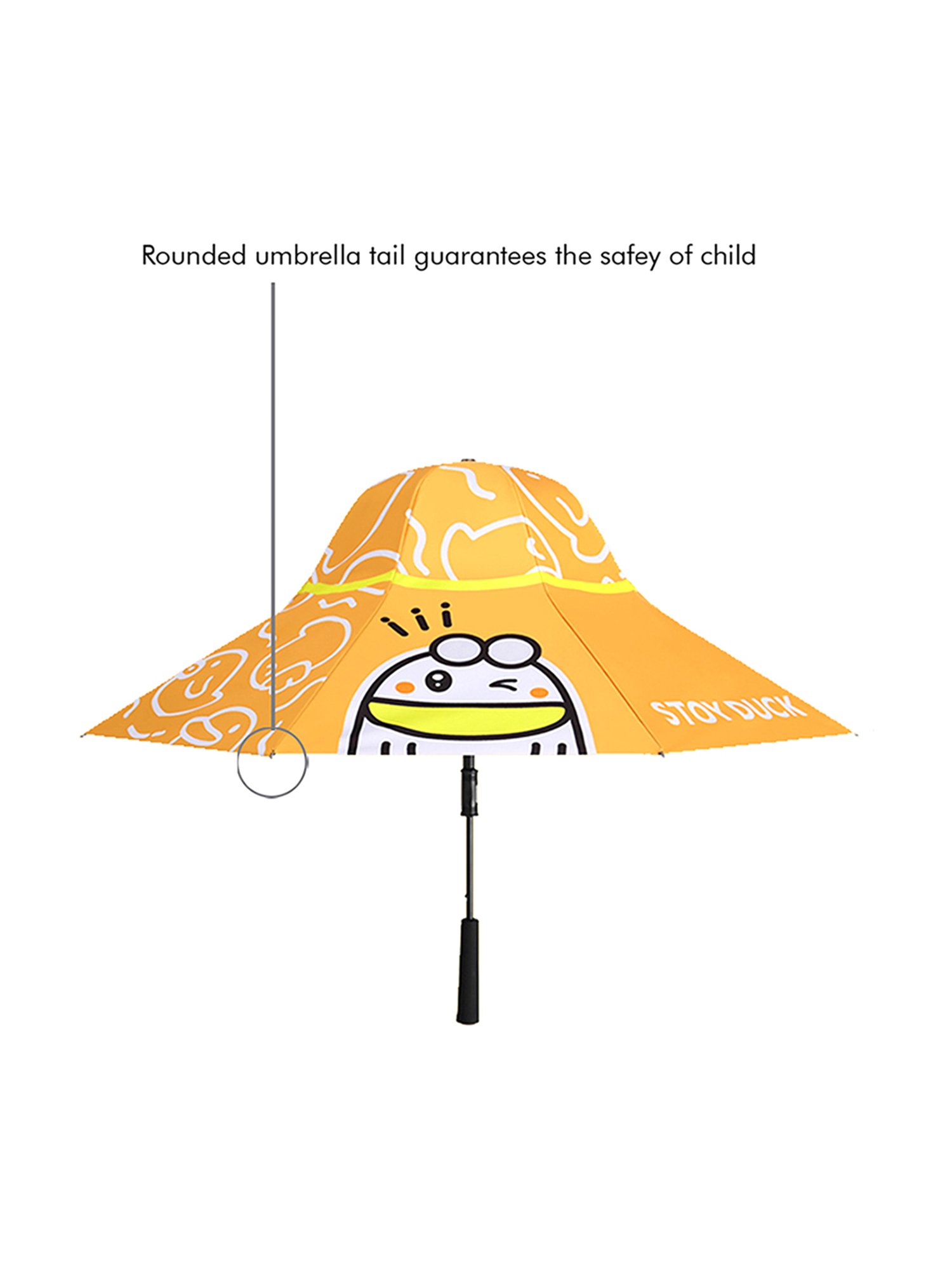 Little Surprise Box LLP Orange Polyester Kids Umbrella