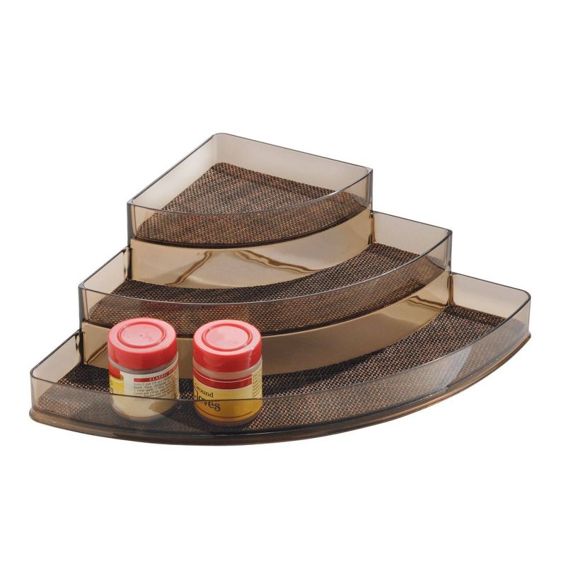 iDESIGN Twillo Stadium Corner Spice Rack Brown