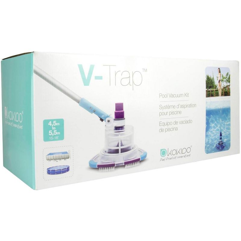 Kokido K816CBX V-TRAP Vac Soft Sided Swimming Pool & Spa Vacuum Cleaner System