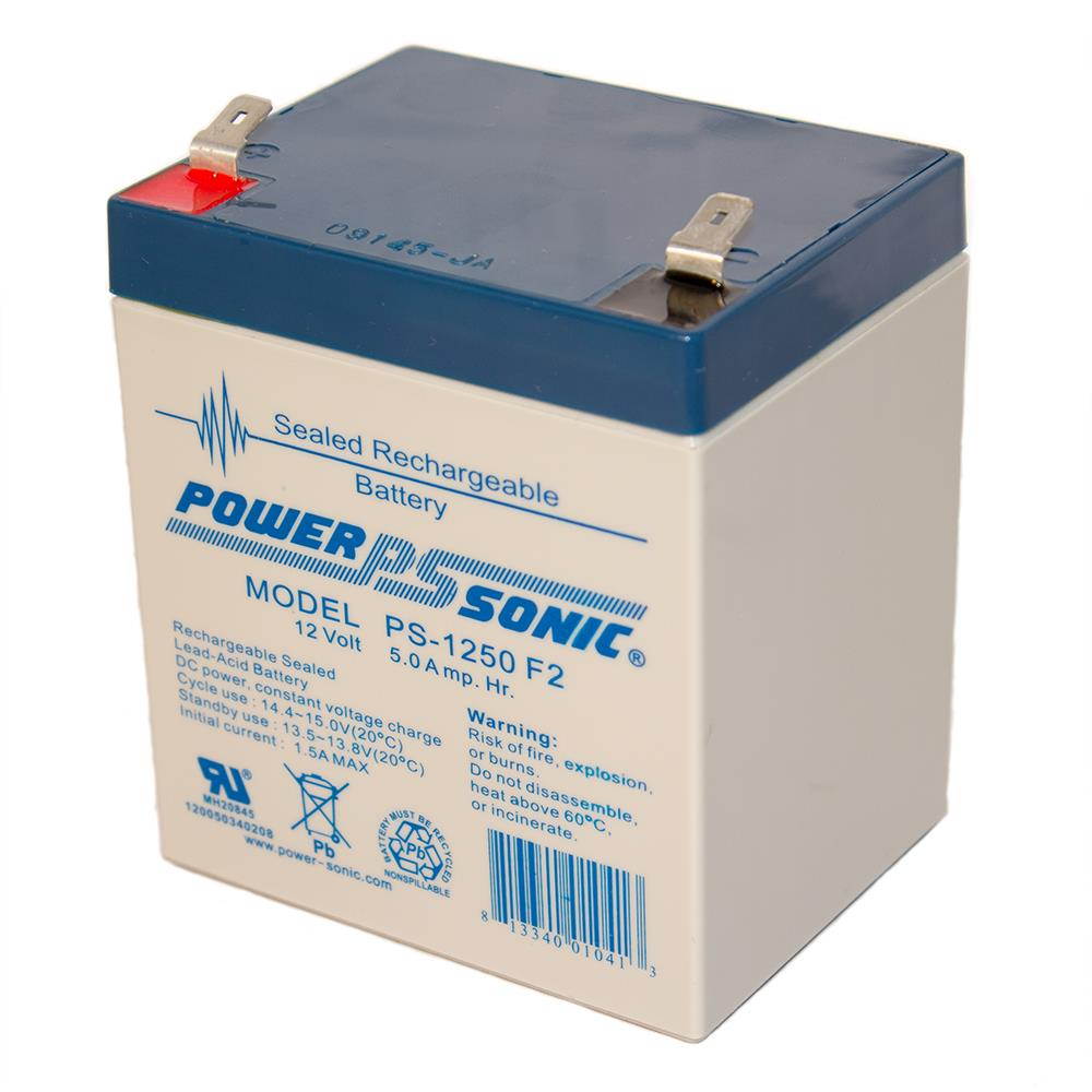 PS-1250 Replacemnt for CSB Battery GP1245-F2 - 12.00 Volt 5.50 AmpH SLA Battery