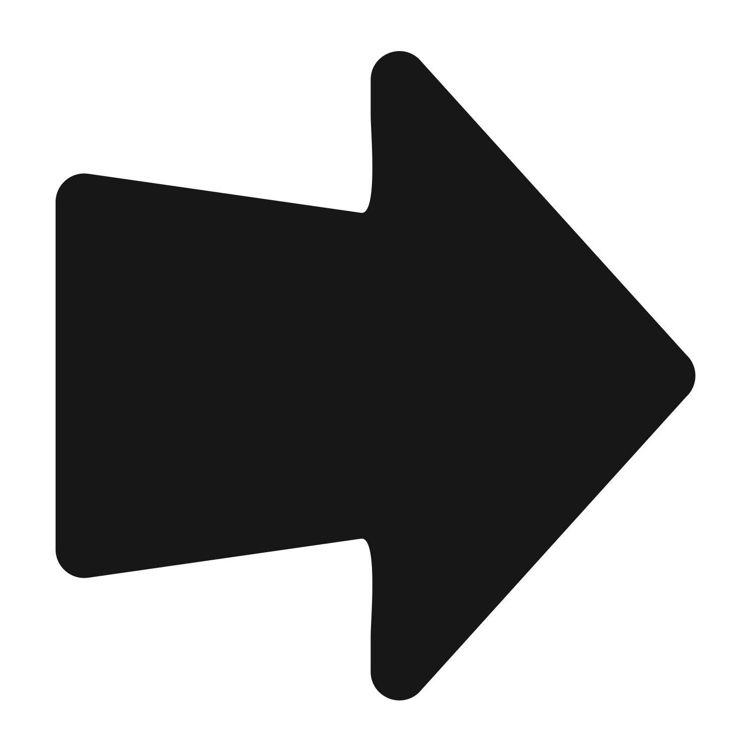 LiteMark 4 Inch Orange Round Arrow Decals - Pack of 18