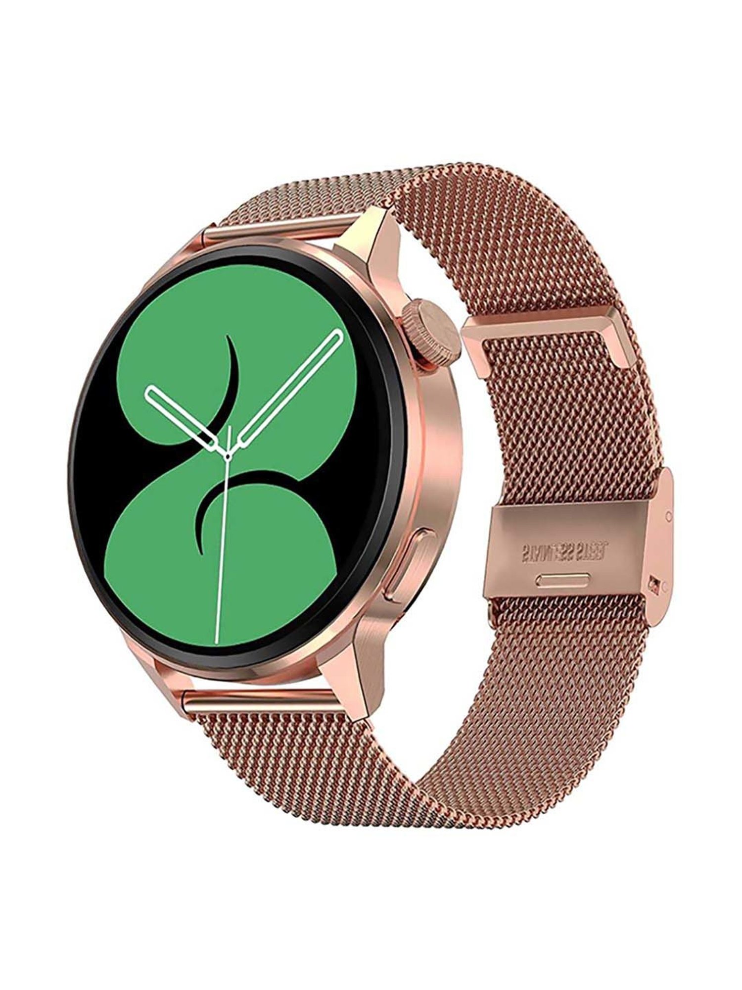 IZI Smart Plus Calling GPS NFC Smartwatch with Steel Band (Rose Gold)