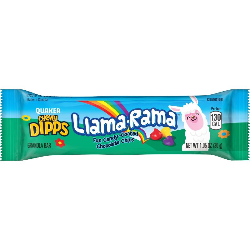 Quaker Chewy Dipps Llama & Sloth Granola Bars - 14.7oz/14ct