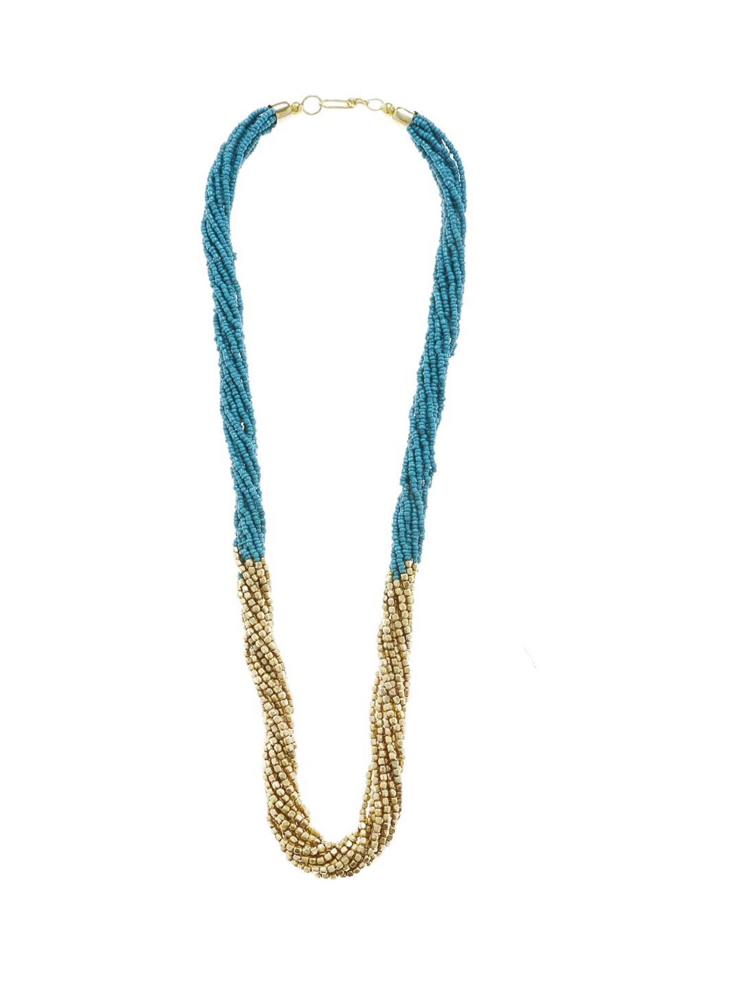 Imli Street Blue & Golden Necklace