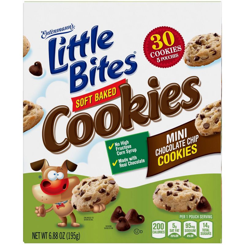 Entenmann's Chocolate Chip Cookie Little Bites - 5ct/8.25oz