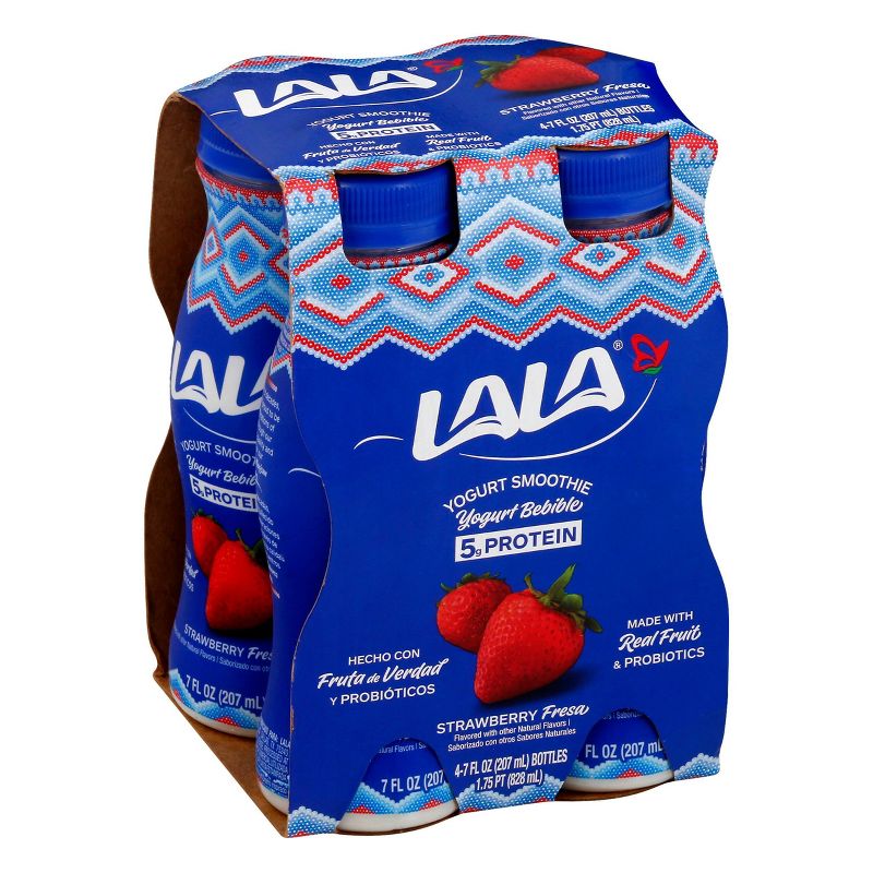 LaLa Wild Strawberry Yogurt Smoothie - 7 fl oz/4ct