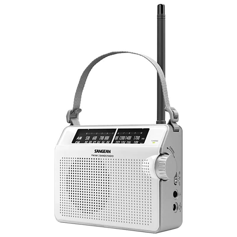 PRD6WH AMFM Compact Analog Portable Radio