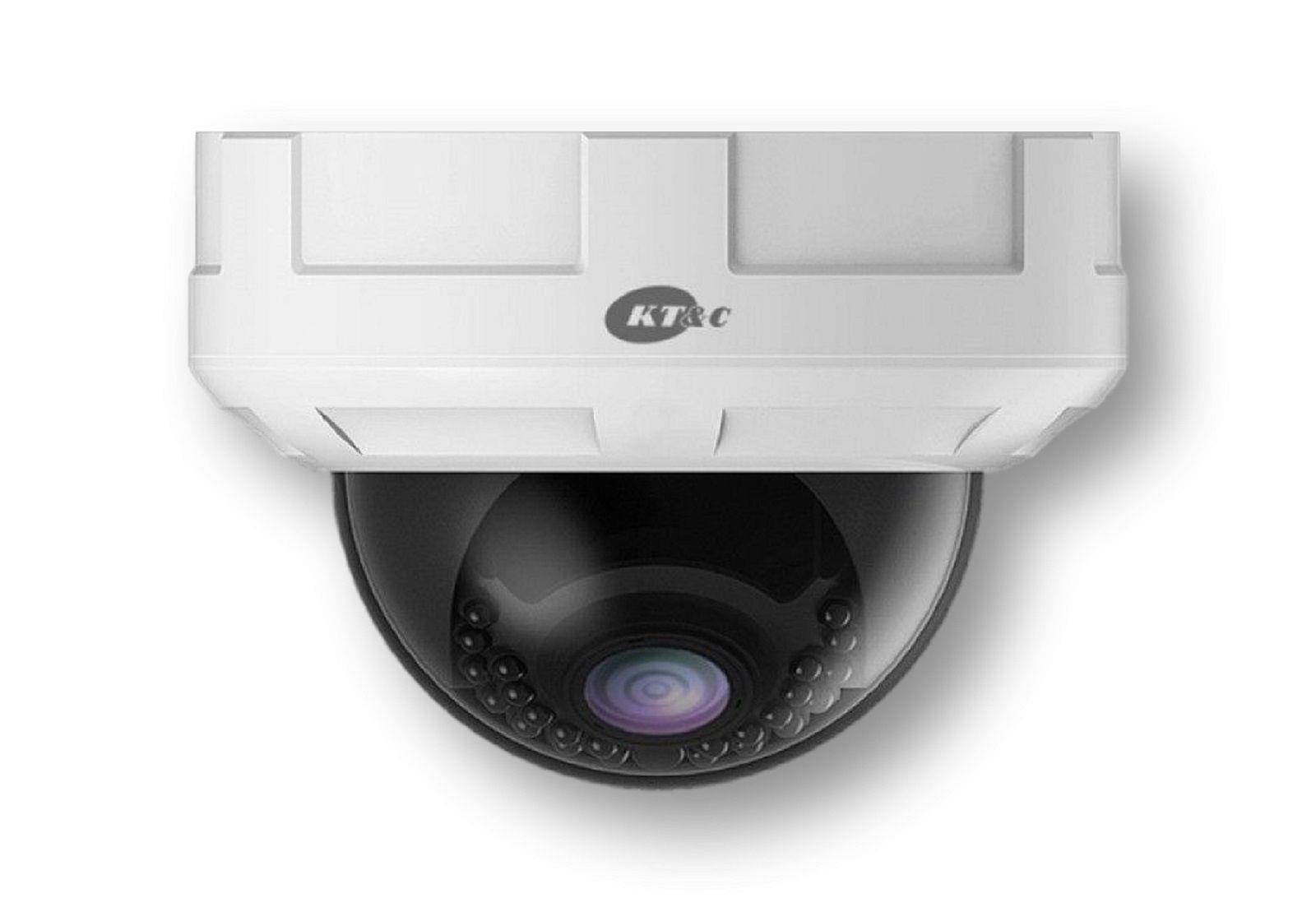 KT&C OMNI-IP KNC-p3DR28V12IR 3MP Network IR Rugged Dome Camera, Plug-and-Play, 2.8-12mm, 24 LED