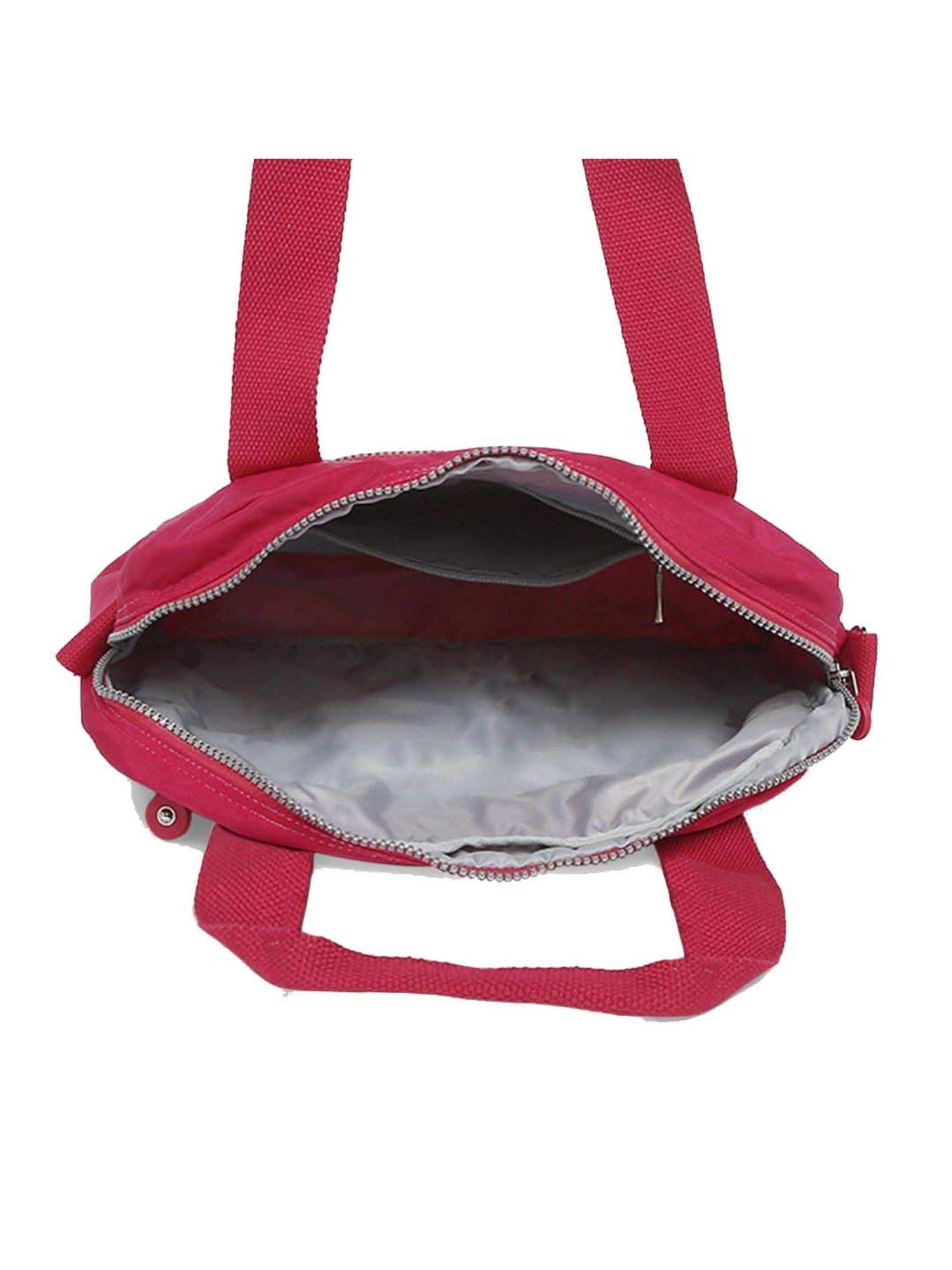 Baomi Pink Solid Medium Handbag