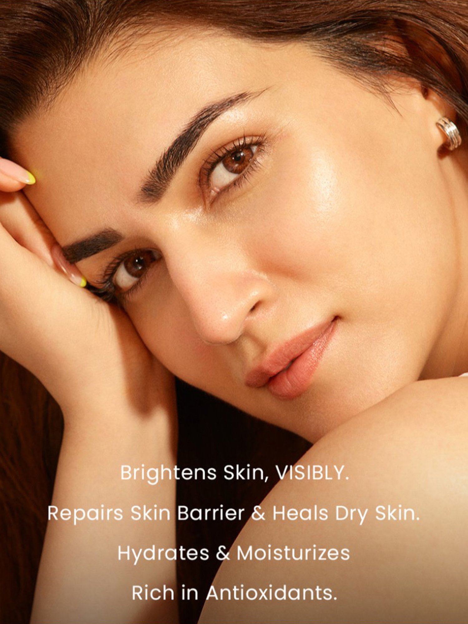 Hyphen Golden Hour Glow Serum & Hyphen Barrier Care Cream for Normal to Dry Skin Combo