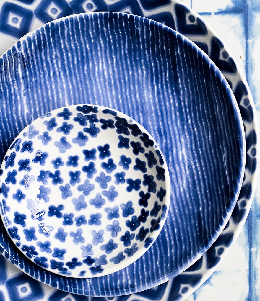 VIETRI Santorini Flower Condiment Bowl