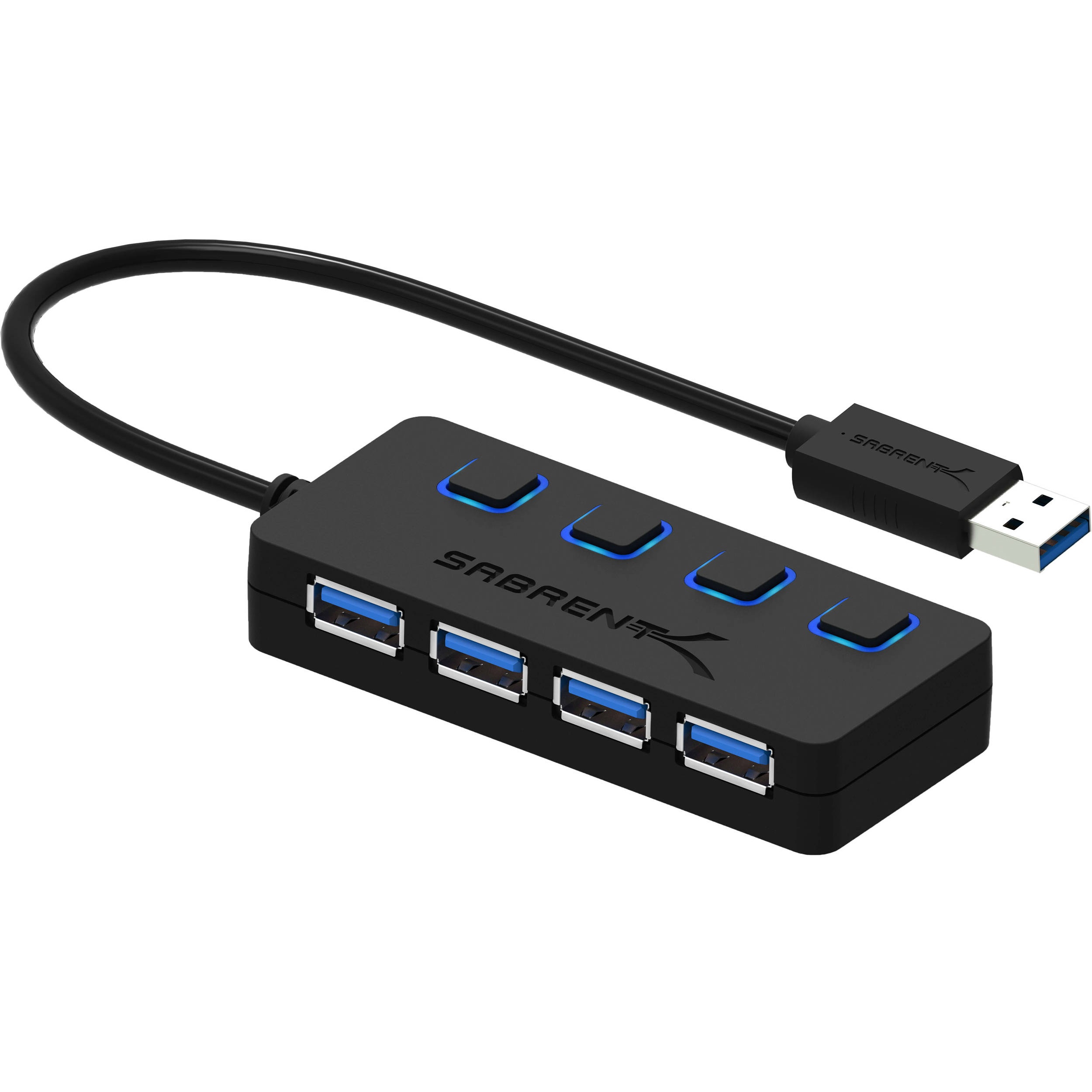 Madeng USB 3.0 HUB Adapter Extender Mini Splitter Box 3 Ports for PC Laptop Macbook Mobile Phone High Speed U Disk Reader