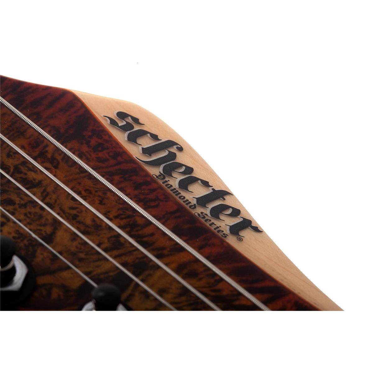 Schecter Reaper 6 FR Electric Guitar - Ebony/Satin Inferno Burst - 1505