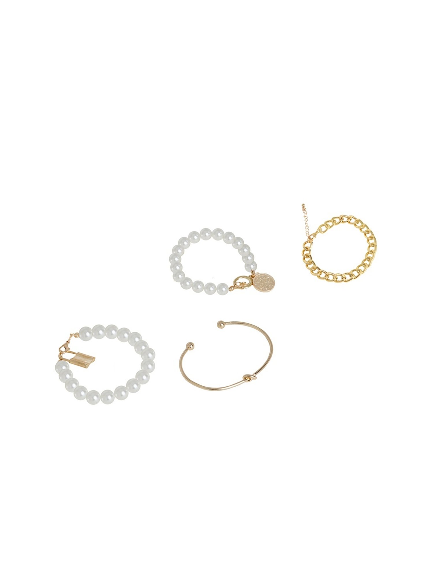 Joker & Witch Mystic Pearls Necklace Set with Bracelets