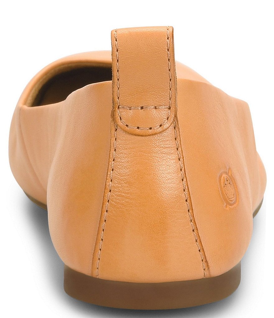 Born Beca Leather Slip-On Flats