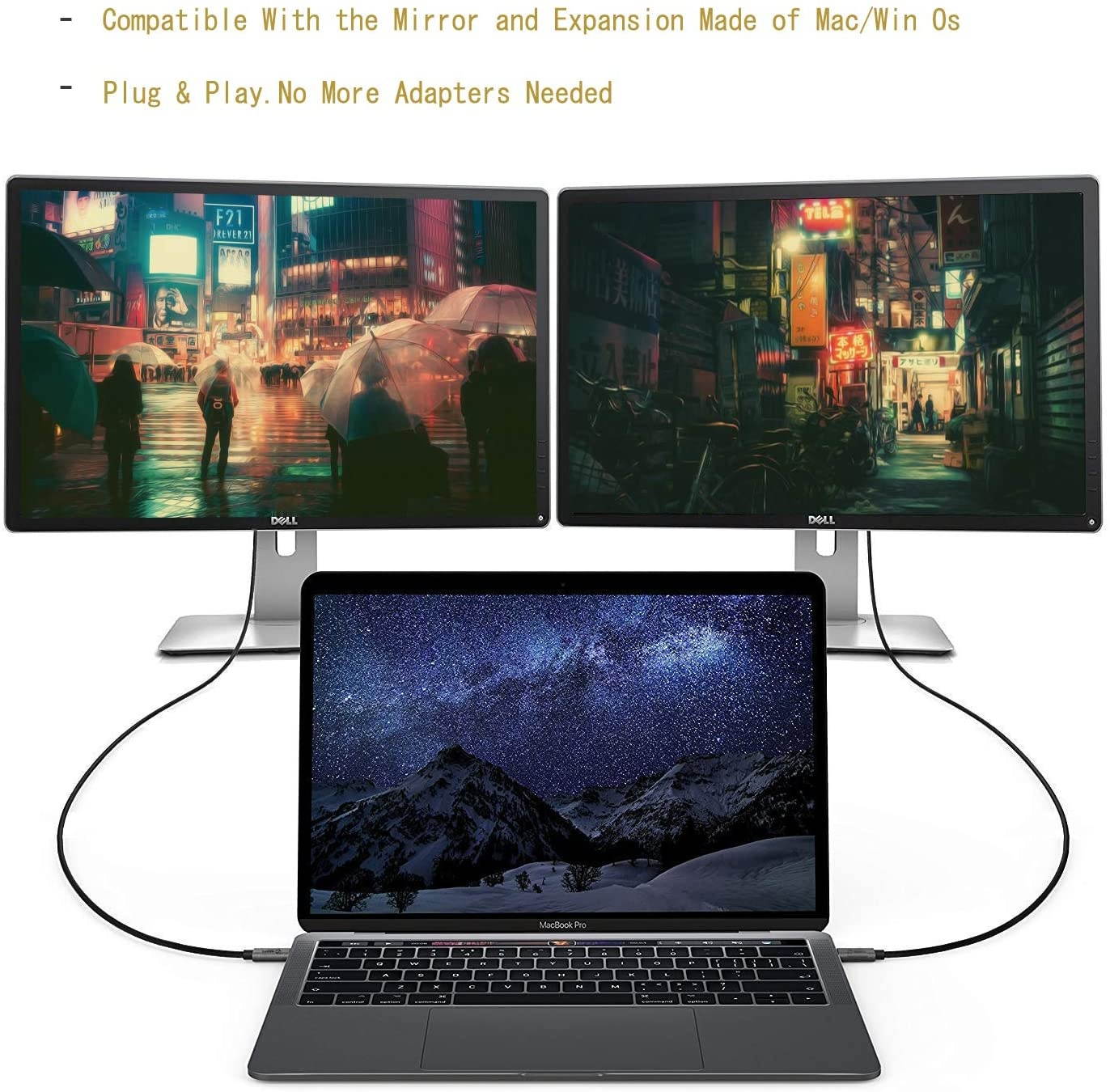 Mini DisplayPort to DisplayPort Cable  4K60Hz Thunderbolt to DisplayPort Cable GoldPlated 10Ft Ultra High Speed Mini DP to DP Cable Compatible MacBook AirPro Surface ProDock Grey