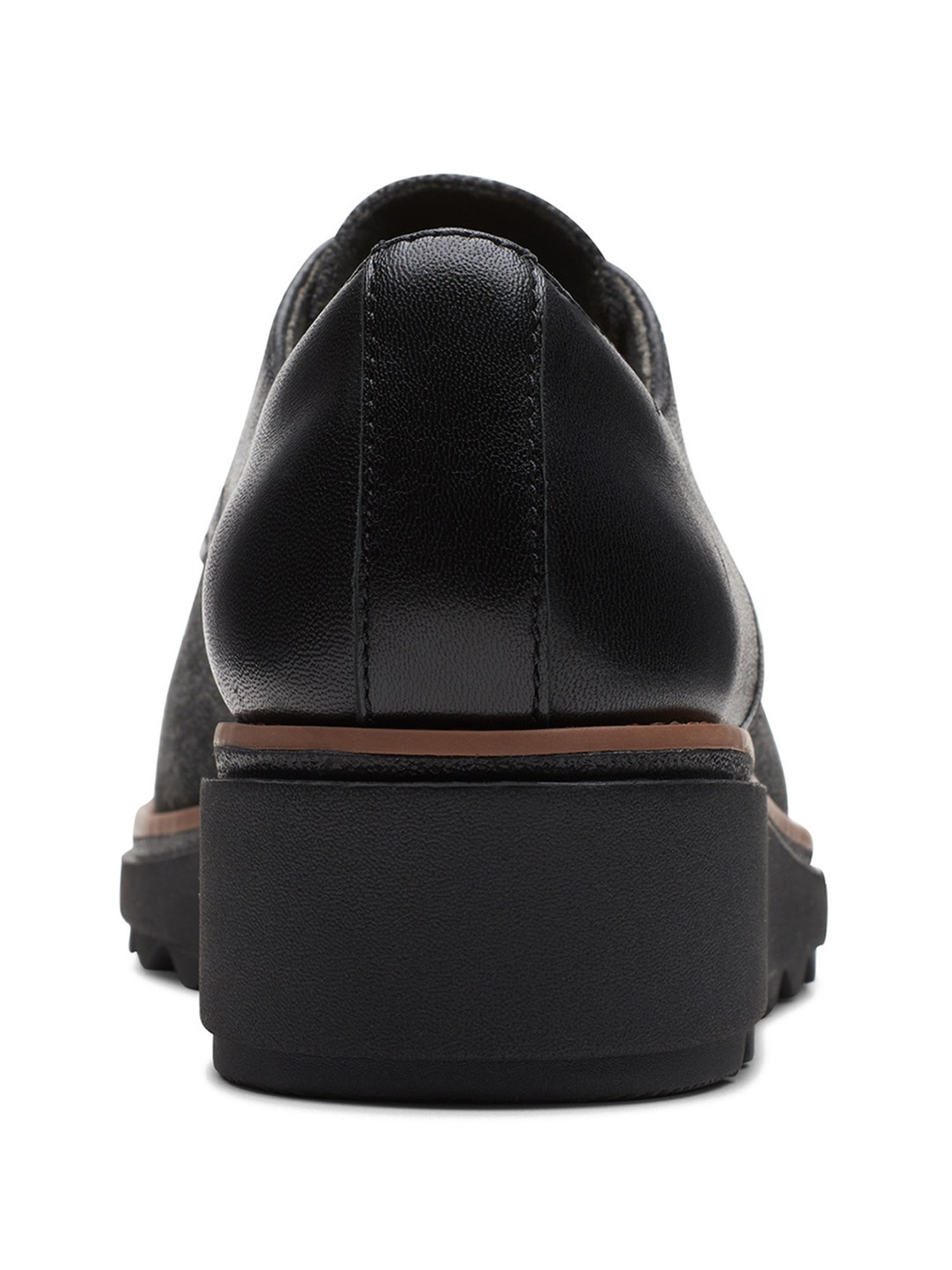 Clarks Women's Sharon Rae Black Derby Shoes