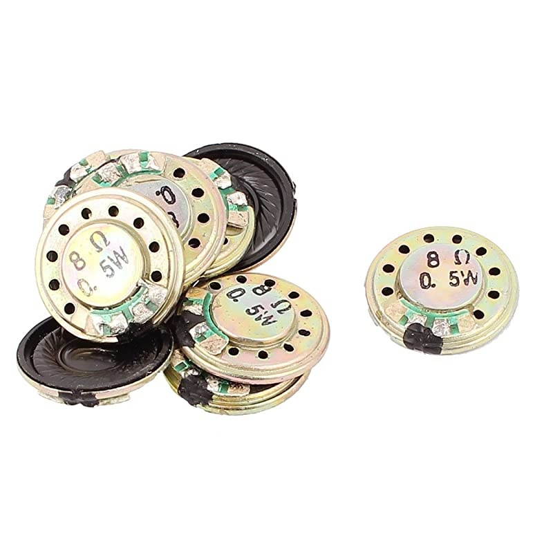 a15112300ux1616 05W 8 Ohm Internal Mini Magnet Speaker Loudspeaker 20mm 10Pcs Pack of 10