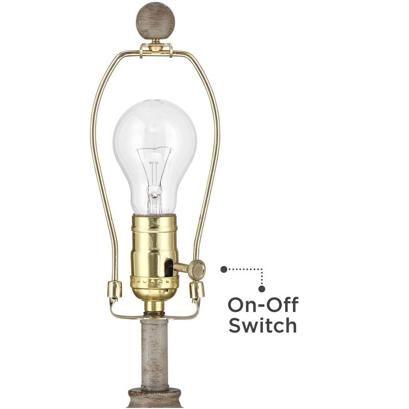 360 Lighting Lynn Beige Wood Buffet Black Shade Table Lamps Set of 2