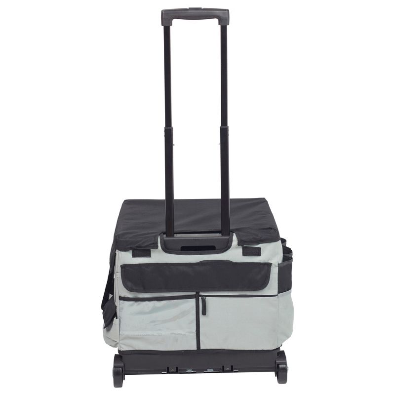 ECR4Kids Universal Rolling Cart and Organizer Bag - Black - Mobile Storage