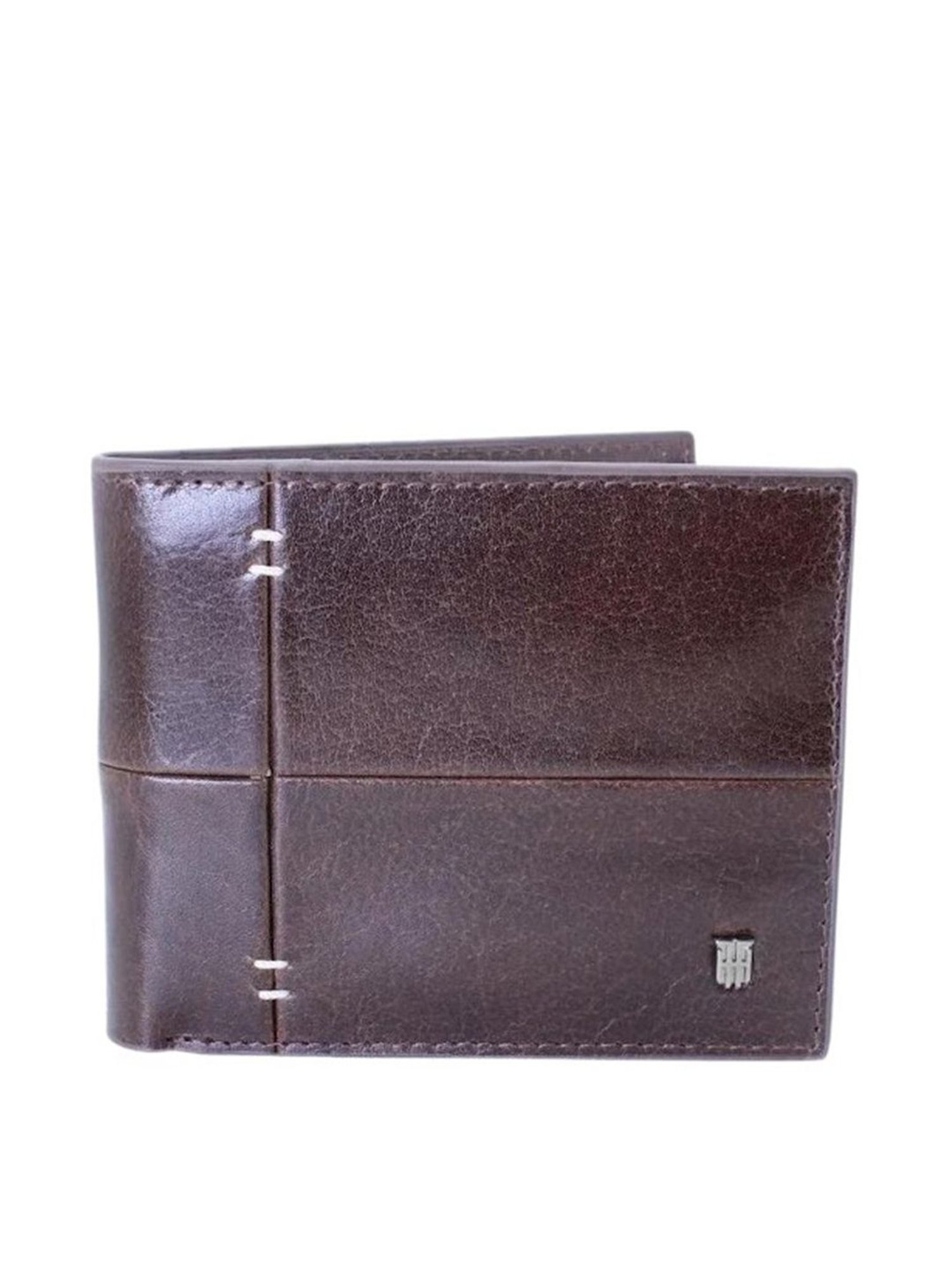 THE HOLISTIK Delta Brown Casual Leather Bi-Fold Wallet for Men