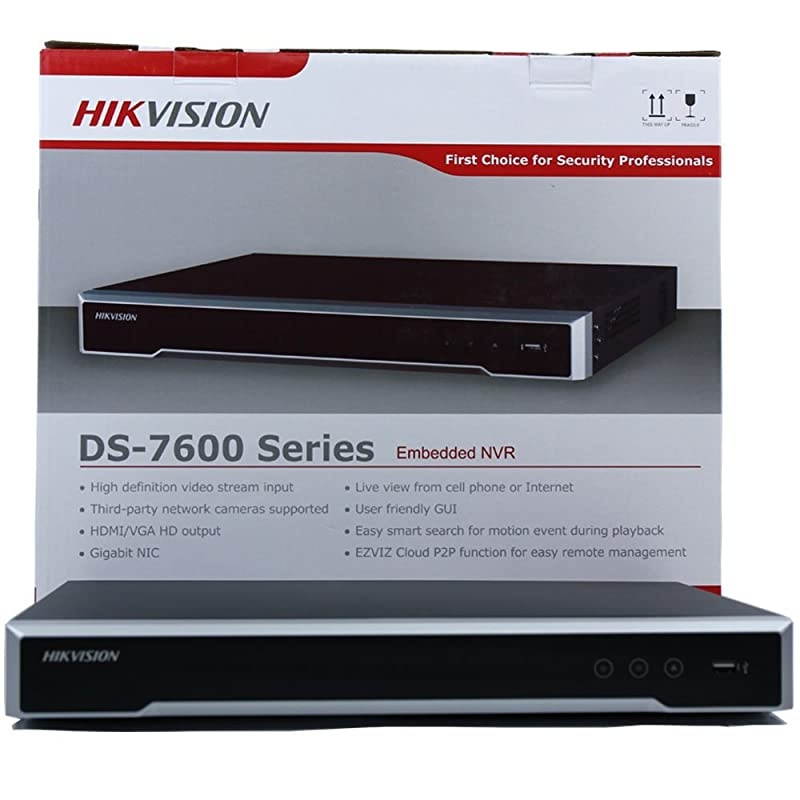 DS-7608NI-I2/8P 8CH IP Network Video Recorder Integrated 8 POE Embedded Plug & Play 4K NVR [2016 New Model]