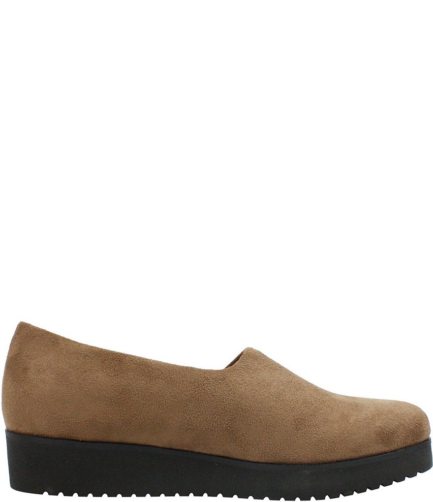 Donald Pliner Pelham Neoprene Mixed Leather Slip-On Wedge Sneakers