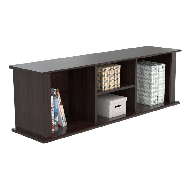 Wall Mounted Hutch Espresso - Inval