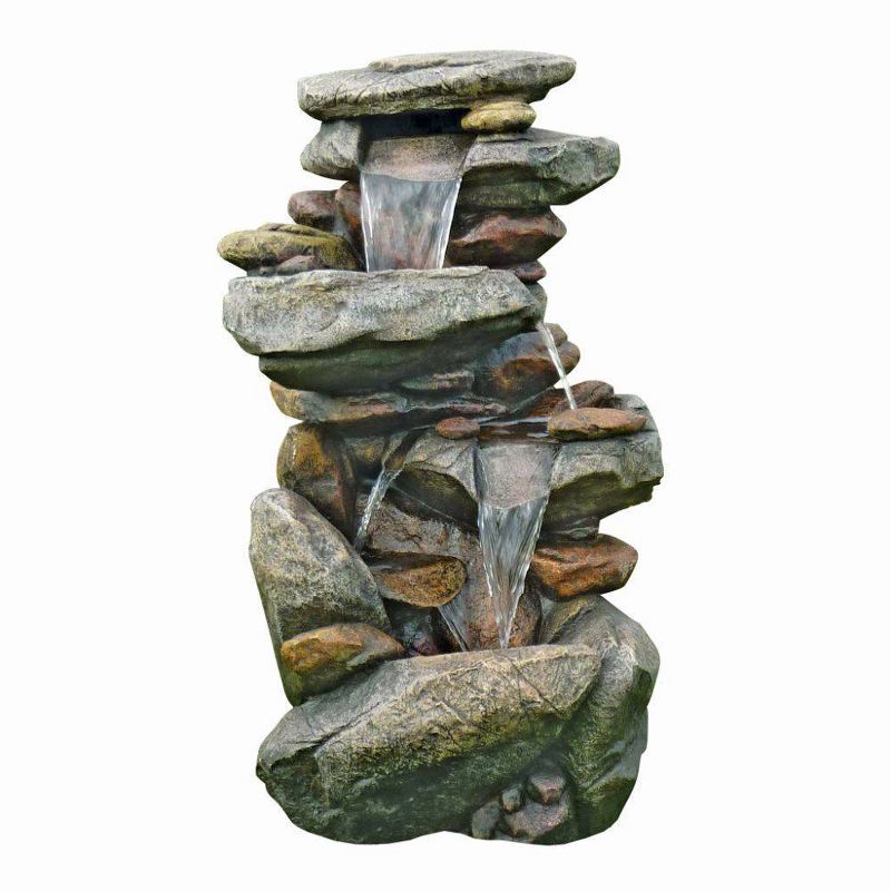 Cathedral Rocks Cascading Fountain - Acorn Hollow