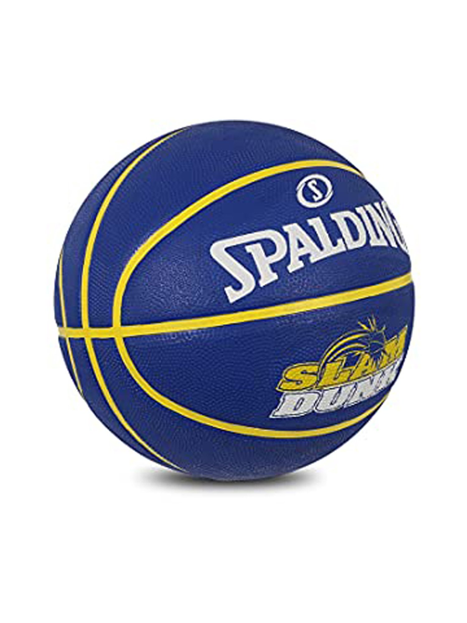 Spalding Slamdunk Rubber Basketball (Blue) Size - 5