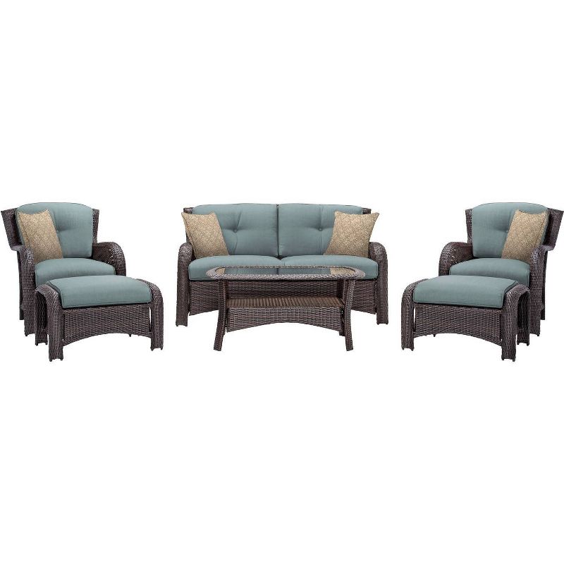 Strathmere 6pc Deep Seating Set with Cusions - Hanover