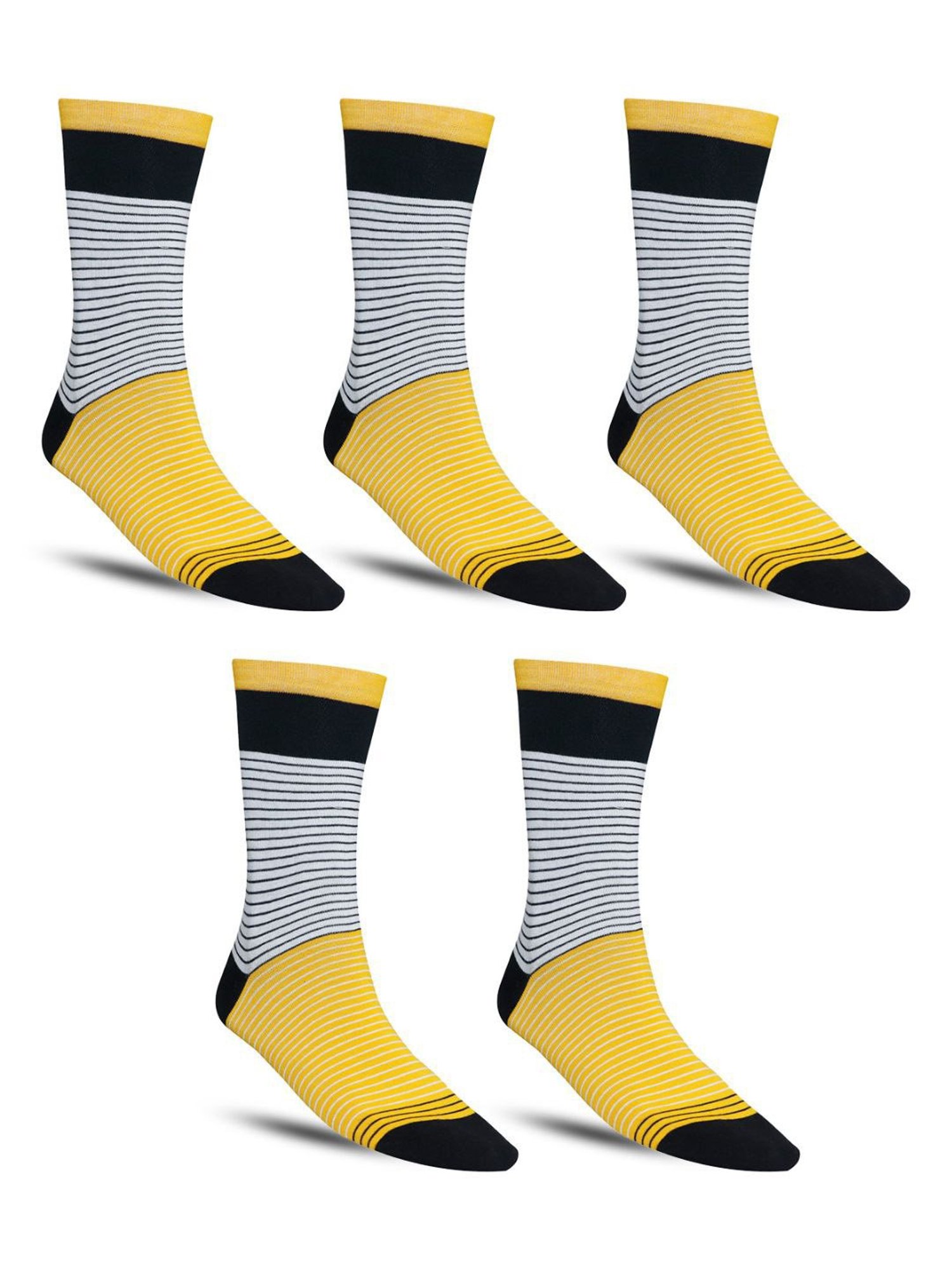 Dollar Socks For Men's Casual Full Length In (Pack of 5)