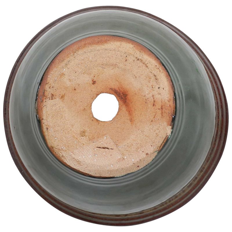 The HC Companies Cascade 13 Inch Round 23 Inch Tall Self Watering Indoor/Outdoor Flower Planter Pot with Soil Saver Liner and Drain Plug, Glossy White