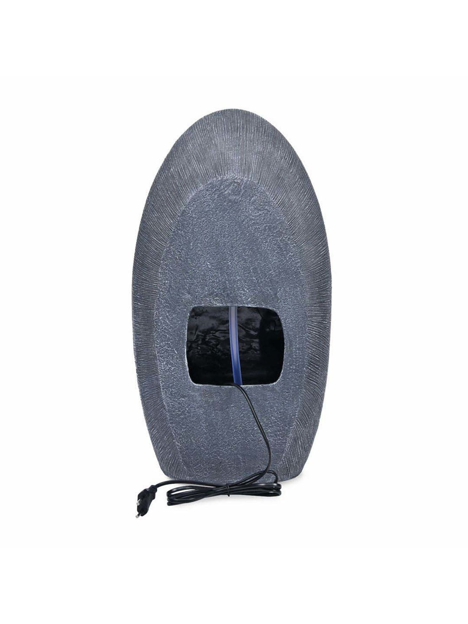 @home Grey Resin Decorative Water Fountain With Led Light